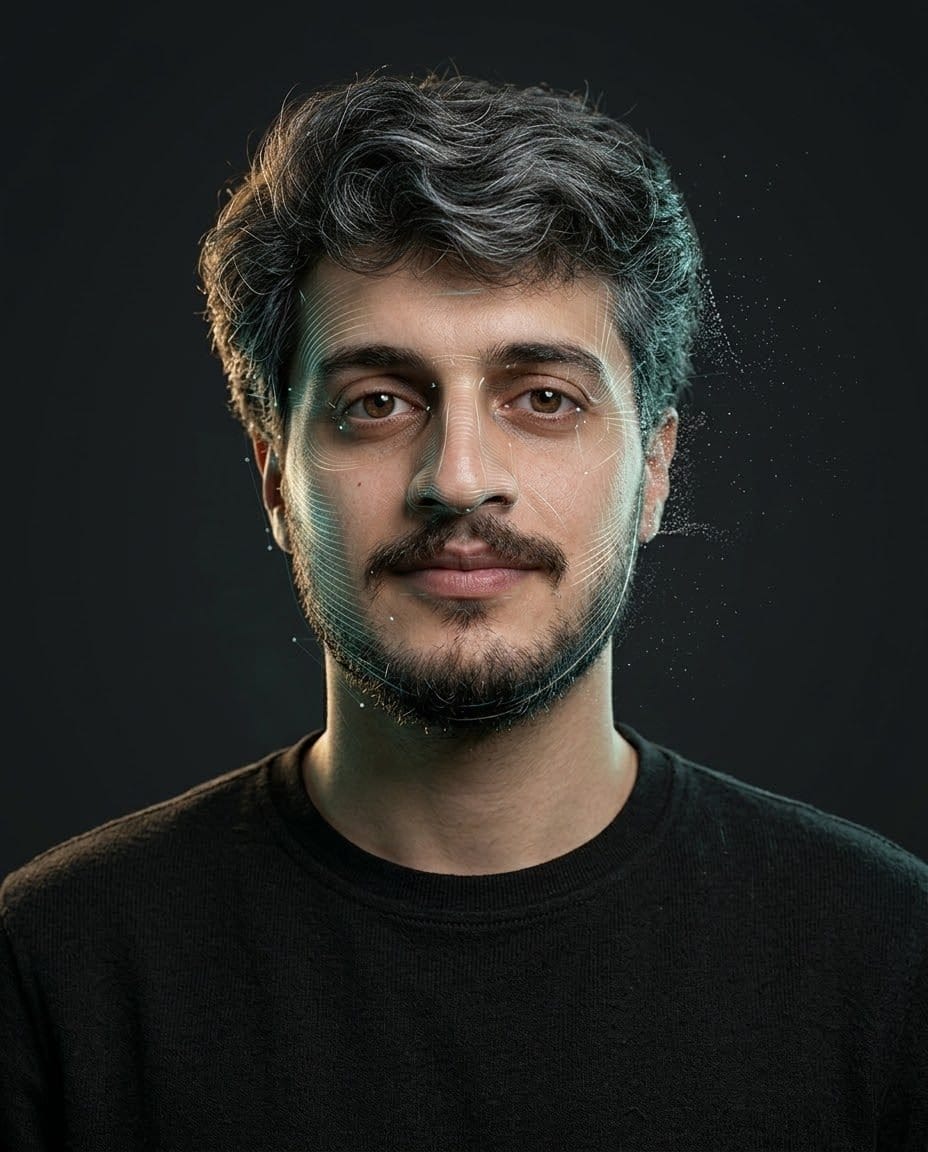 Digital twin portrait of Syed Mohsin