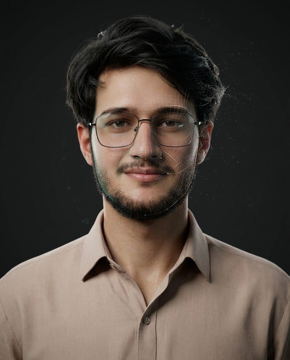 Digital twin portrait of Hassan Naqvi